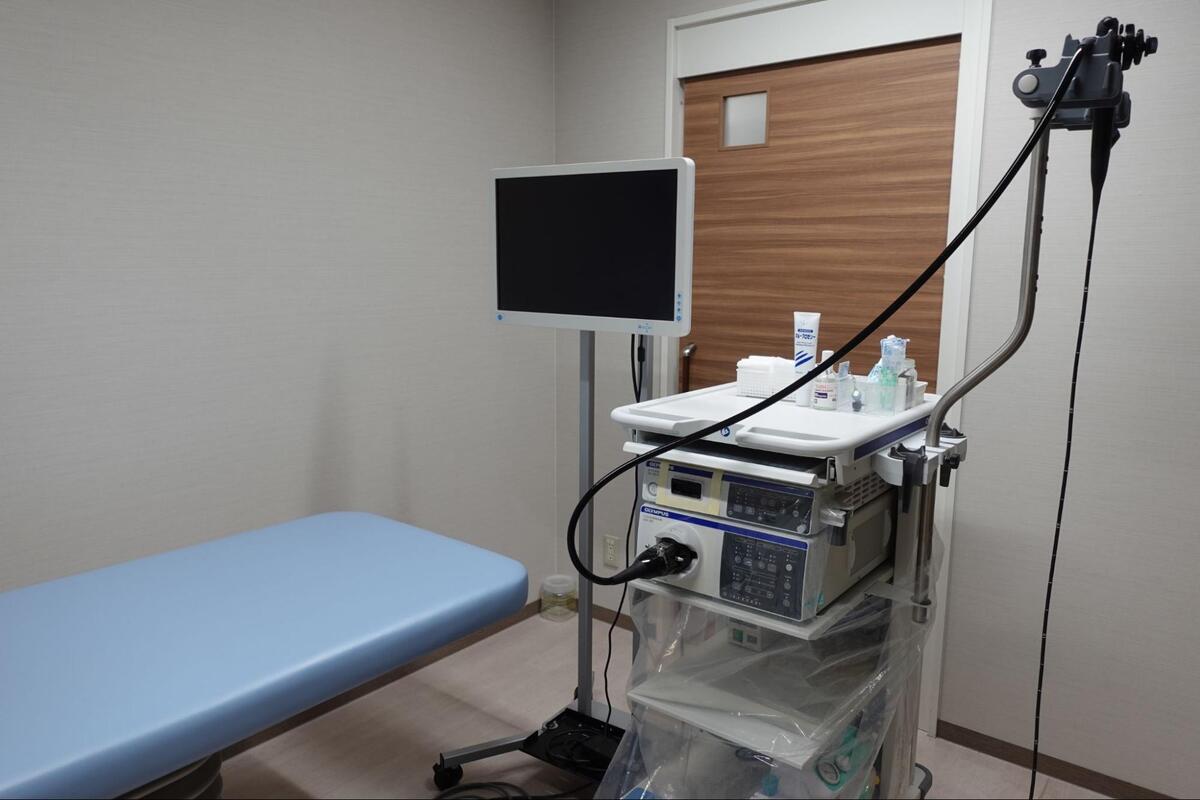 胃カメラに使用する内視鏡スコープ